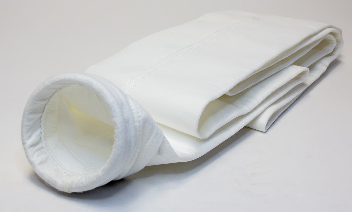 U.S. Air Filtration Polyester Pulse Jet Filter Bag, 6 x 145 in