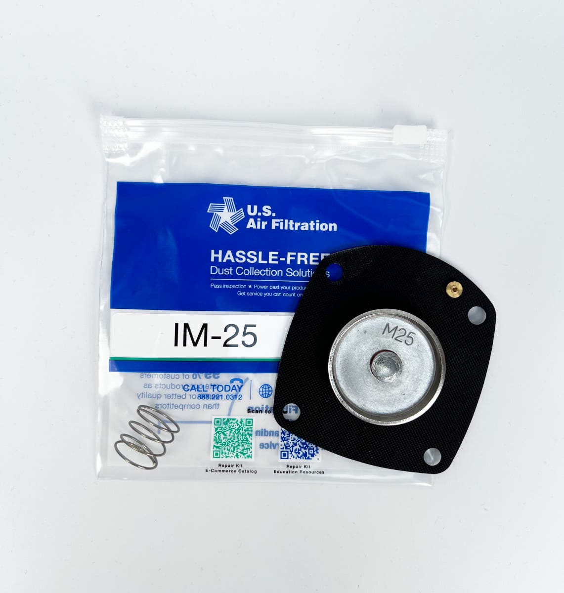 U.S. Air Filtration Repair Kit for Turbo 3/4" and 1" Pulse Valves, IM-25