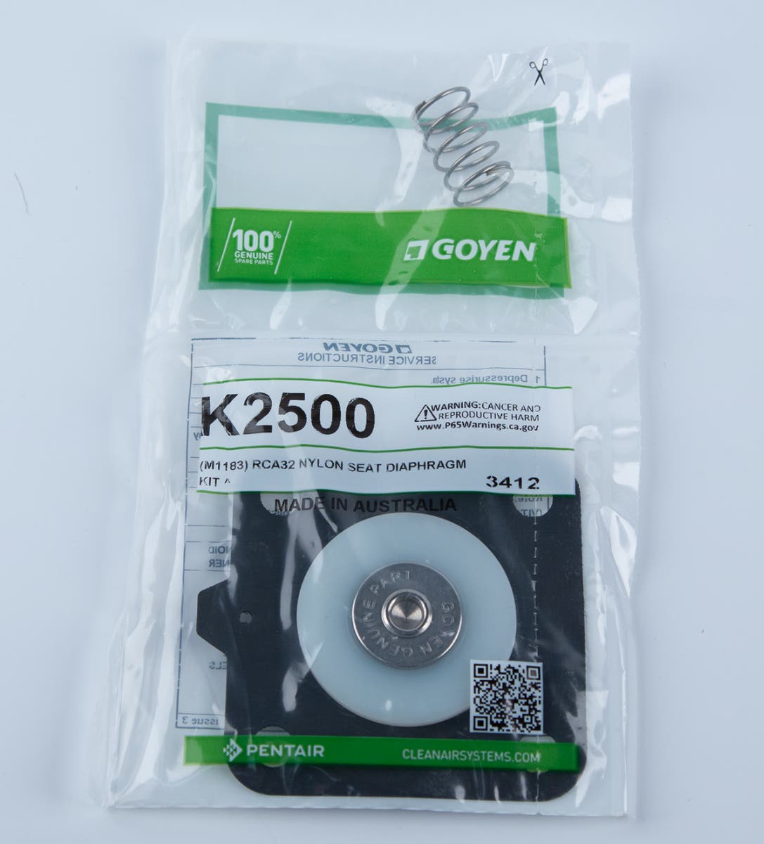 Goyen® Repair Kit for CA/RCA25 Pulse Valves, K2500 (M1183)