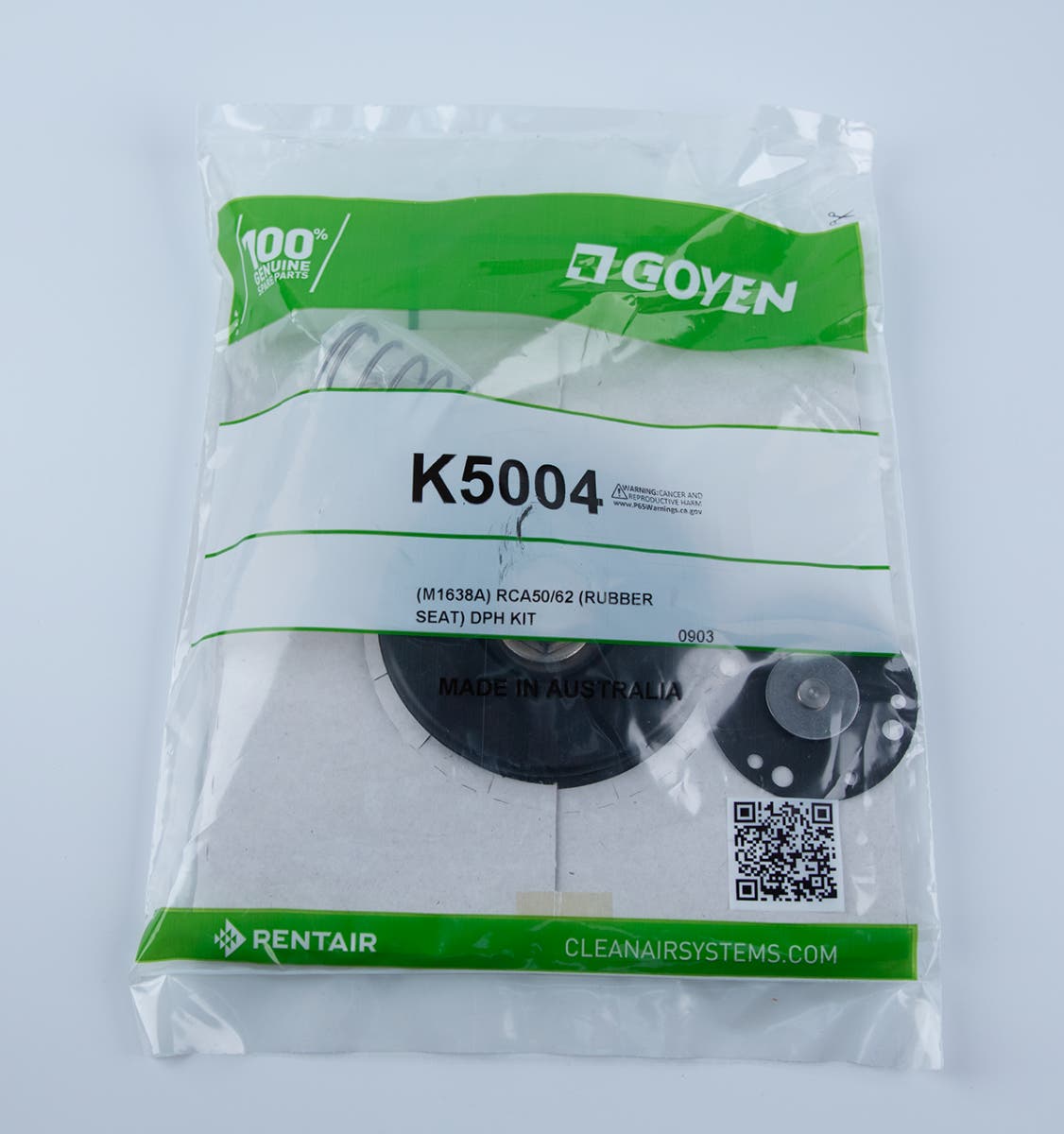 Goyen® Repair Kit for CA/RCA50 Pulse Valves, K5004 (M1638A)